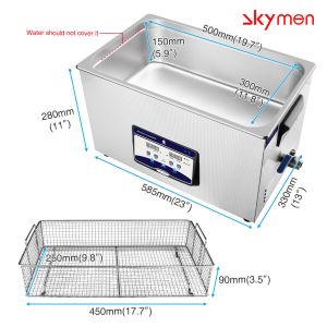 China 480W 20L Table Top Ultrasonic Cleaner For Integrated Circuit on sale