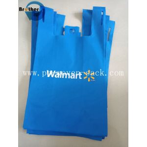 Custom Eco-Friendly Reusable Vest T Shirt Nonwoven Warmart Tote Grocery Market