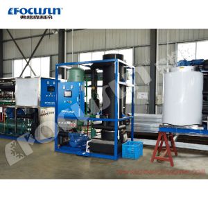 China R22 Refrigerant 6 Ton Heavy Duty Industrial Ice Tube Making Maker Machine for Food Shops on sale