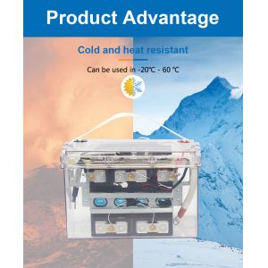 Stable IP55 Lithium Ion RV Battery , Practical Motorhome Deep Cycle Battery