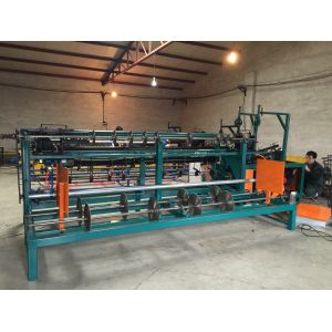 Industrial PLC System Control Chain Link Machine For Weave Chain Link Fence