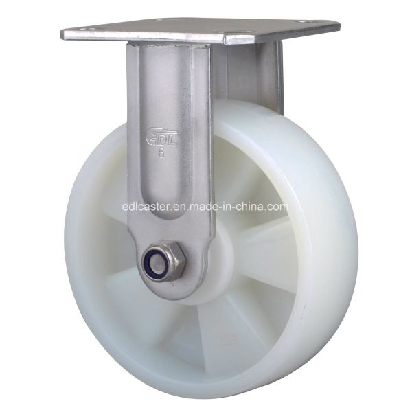 Stainless Steel Rigid Tpa Caster S7106-25 Maximum Load 280kg 6" Wheel Weight