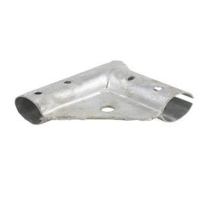 Durable Chain Link Fence Fittings Gate Corner / Gate Elbow Pressed Steel