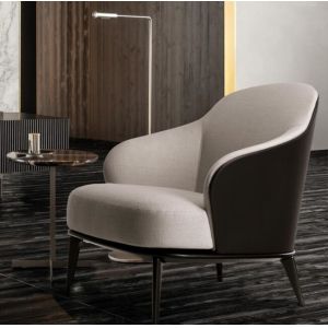 China Modern Simple Recreational Sofa Chair Single-seat Negotiation Chair Designer Classic Furniture Leslie armchair on sale