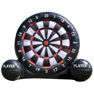 Outdoor Giant Inflatable Outdoor Games Velcro Dart Board With Balls Custom Logo