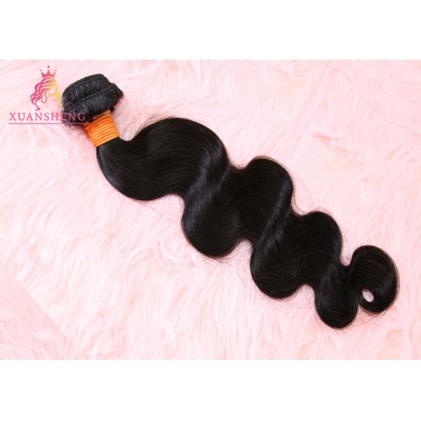 Buy Virgin Human Body Wave Bundles 10A Grade Natural Colour None Chemical at wholesale prices