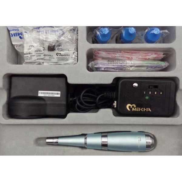 9V Green Mechine Stainless Steel Permanent Makeup Machine For Lip Line Tattoo