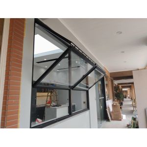 Contemporary Geometric Folding Window Artistry Adding Architectural Interest to