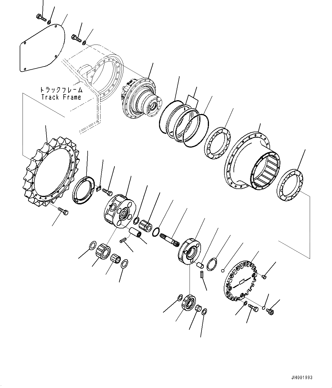 20Y-27-31111 Carrier Excavator Parts For Komatsu PC200