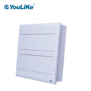 Plastic Enclosure 32 Way MCB Box Indoor Residential Concealed Mounted