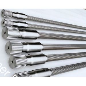 Abrasion Resistance Twin Screw Extruder Involute Spline Screw Shaft