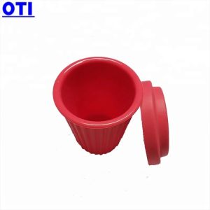 Custom Silicone Pet Bowl Durable Dog Container 100% Pure Silicone