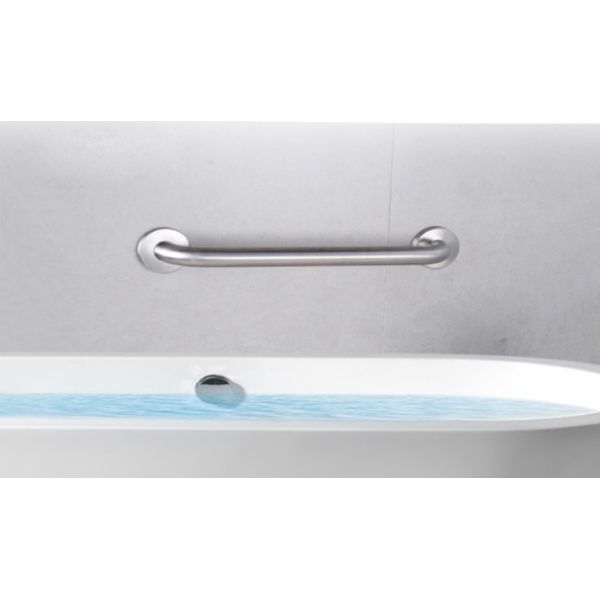 25X300mm Chrome Surface Finishing Bathroom Toilet Support Grab Bar for Elderly Safety