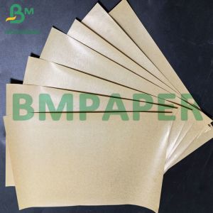 70g+10g PE One Side Laminated Greaseproof Unbleached Kraft Paper