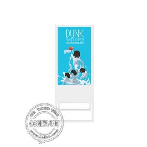 China Semi Outdoor Moveable Full HD 1080P Poster Kiosk 43'' on sale