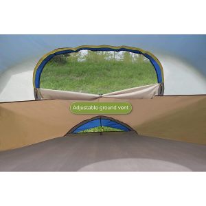 6 Person Dome Camping Tent With 190T Silver Plasters Rainfly