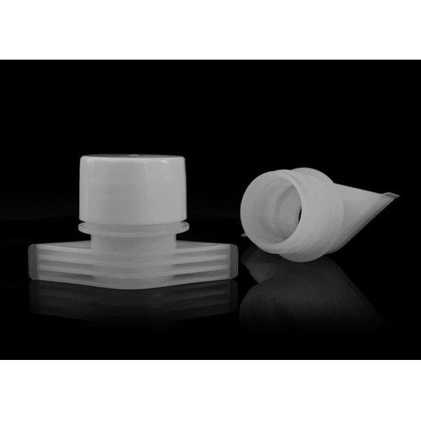 Customized Pour Dia 22mm Plastic Pour Spout Caps For Gel / Cream / Liquid Pouches