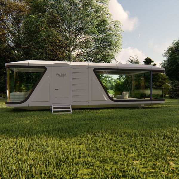 Buy Prefabricated  Capsule Tiny House Modern Container Capsule Mobile Home at wholesale prices