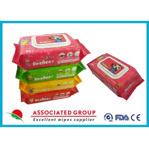 Quality Unscented Natural Baby Wet Wipes Flushable Resealable Pack Healthy for sale