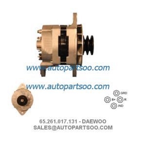 China 65.261.017.131 65.261.017.157 - DAEWOO Alternator 12V 80A Alternadores on sale