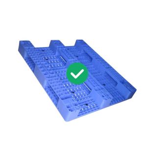 Ergonomic Open Deck Pallet 1300x1100 PE 5000Kg Load Hygienic