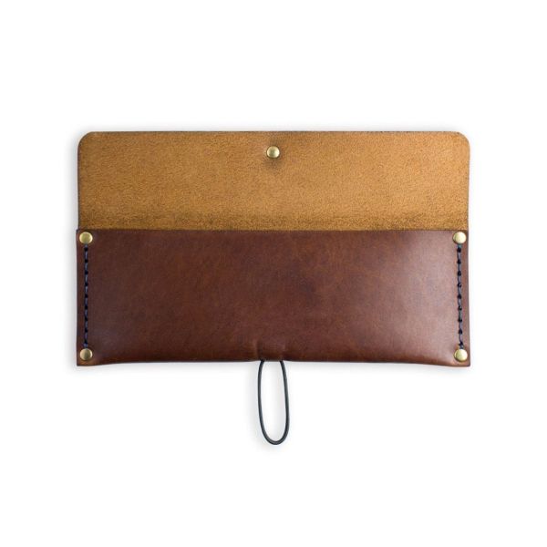 Buy Personalized Hand Sewn Leather Pencil Case Custom Logo For Students at wholesale prices