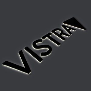 Home 3D LED Letter Sign Board with Reverse Lit Channel and Acrylic Material