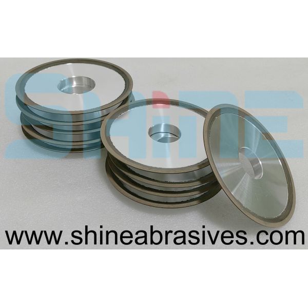 Buy 4v2 Resin Bond Grinding Wheel For Deburring / Ferrous Metals at wholesale prices