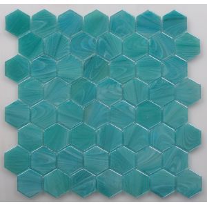 Quality Latest Glazed Mosaic Tile with Hexagon Shape for sale