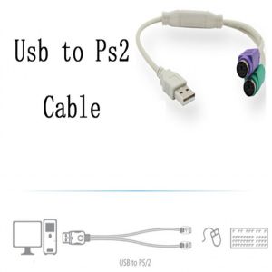Type A Male To PS2 Female USB Port Extension Cable