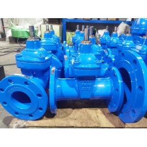 Quality EN1092 F5 Ductile Iron Gate Valve Flanged End Connection for sale