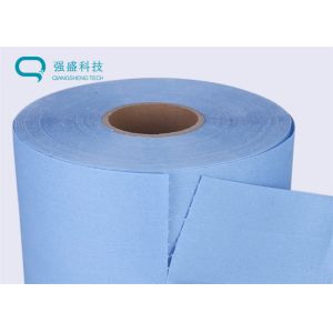 Durability Softness Absorbency ISO9001 2 Ply Industrial Wiper Rolls