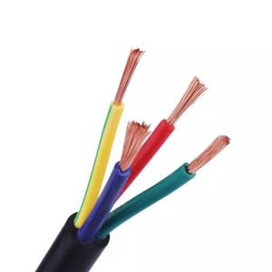 Flexible 4 Core Copper Conductor PVC Insulation House Wire Cable 4*4mm 6mm 10mm