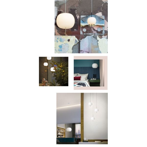 Italy Creative Kitchen Pendant Lights Minimalism Living Room Kushi Pendant Lamp (WH-GP-154)