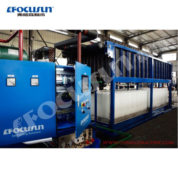 Direct Cooling System 10 Ton/Day Ice Block Making Machine for Heavy Duty