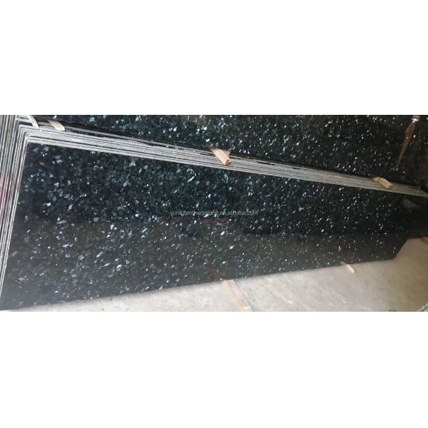 Modern Blue Granite Stone Slabs Prices for Natural Blue Pearl Countertop Renovation