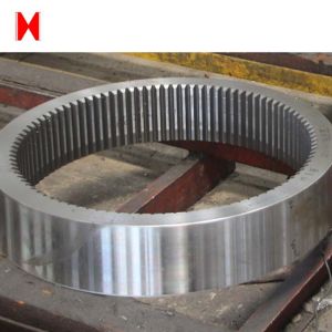 Large Diameter 4000mm finish machining Internal Ring Gear Forging