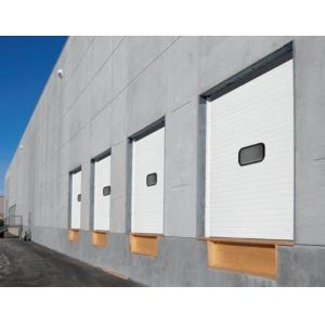 China Automatic Commercial Insulated Sectional Doors Overhead With Remote Control on sale