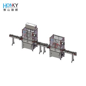 Full Automatic 2L Liquid Filling Capping Machine For Shampoo Industry Pack