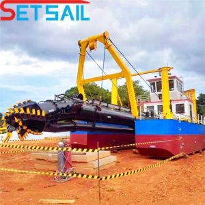 CTS Portable River Sand Cutter Suction Pump Dredger with 100m3-20000m3 Water
