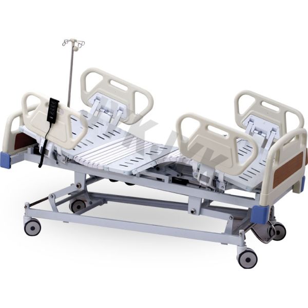 Intensive Care Motorised Hospital Bed Tilted For Patients Examination