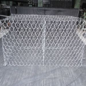 Quality Hexagonal Hole 100x120 3.2mm Woven Gabion Baskets for sale