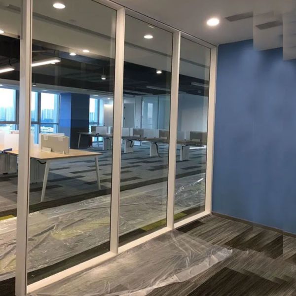 Thickness 8mm Glass Office Dividers Partitions Stability Safety