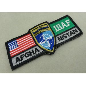 ISAF Custom Embroidery Patches / Woven America Military Velcro Patches