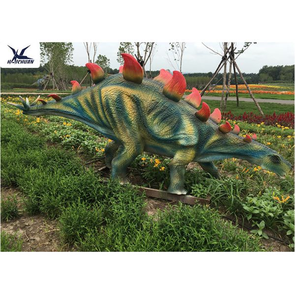 Stomach Breathing Dinosaur Yard Decorations , Life Size Dinosaur Models