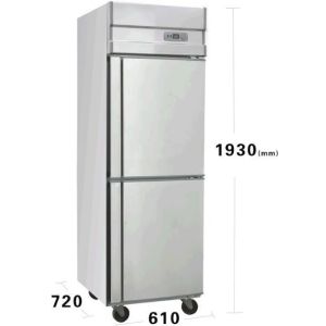 500L Stainless Steel Commercial Freezer,Kitchen Appliance Refrigerator , Large
