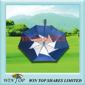 Quality 27&quot; Double Canopy 2 Fold Golf Umbrella for sale