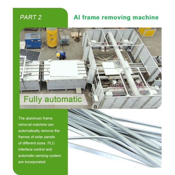 Green Energy Solar Panel Recycling Plant For Photovoltaic Panels