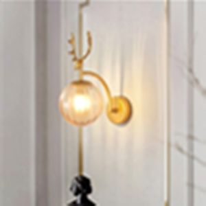 Nordic Creative Wall lamp luxury Living Room Bedroom Bedside creative wall lamp