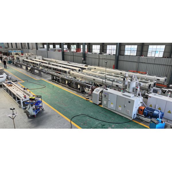 ABA ABC 3 Layers Water Supply Hdpe Pipe Making Machine For Size 20-110mm